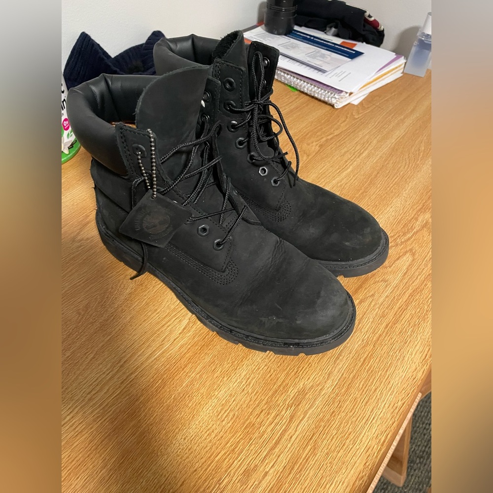 Black Timberland Boots